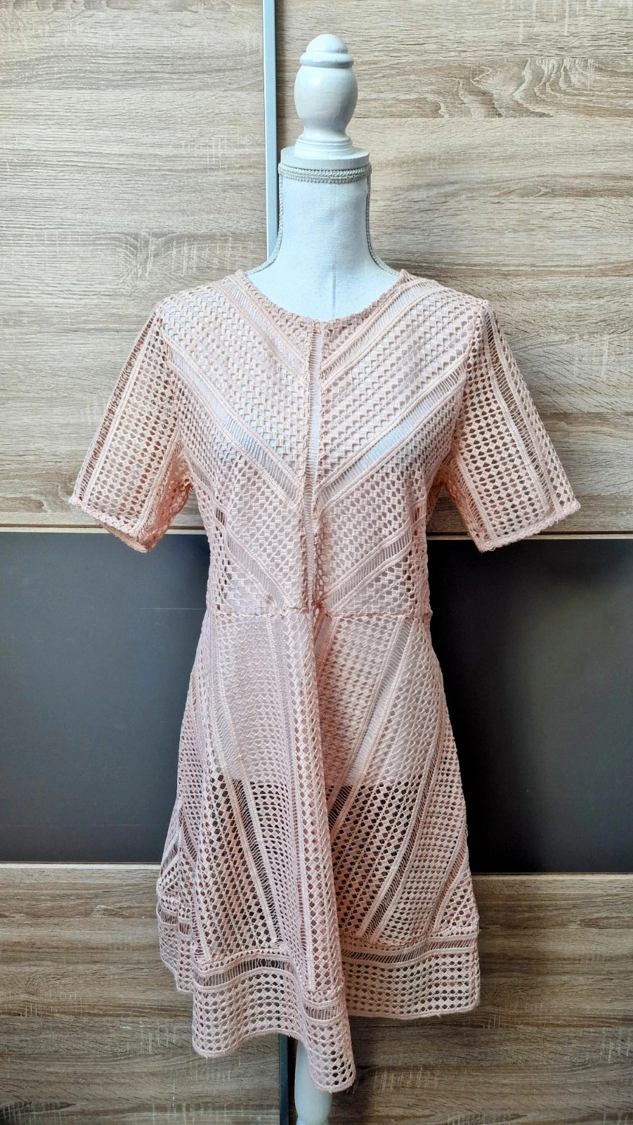 Robe style crochet